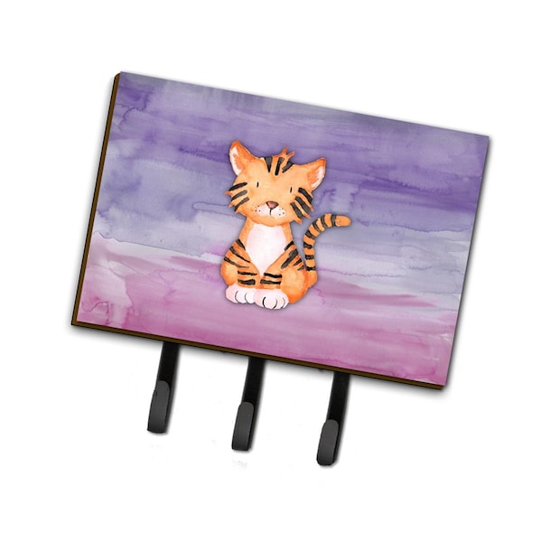 Jensendistributionservices Tiger Cub Watercolor Leash or Key Holder - MI1715343