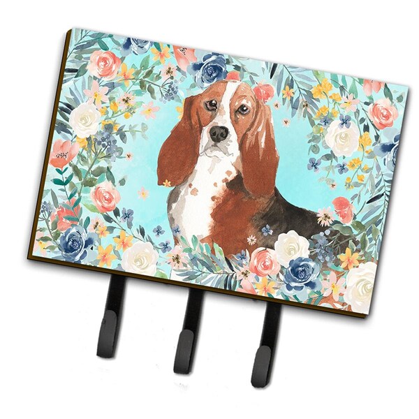 Carolines Treasures Basset Hound Leash or Key Holder - CK3437TH68