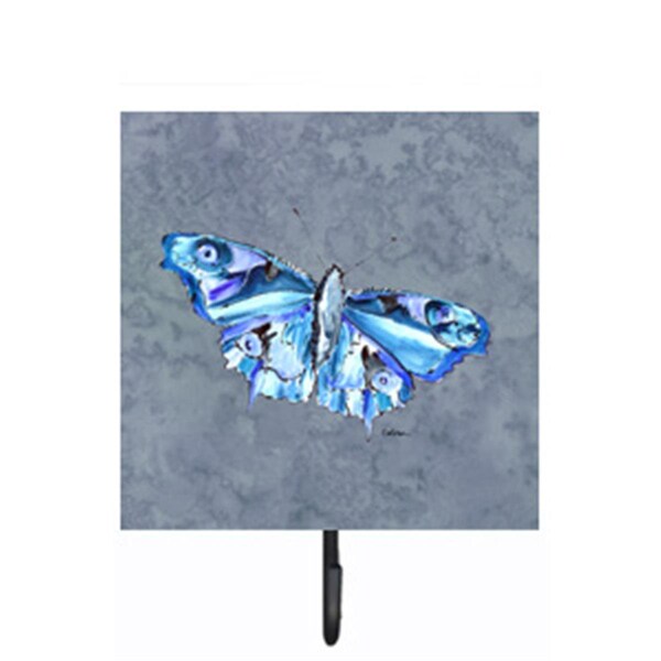 Jensendistributionservices Butterfly on Gray Leash Or Key Holder - MI2100873