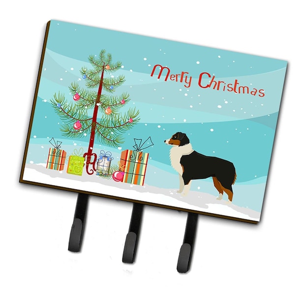 Carolines Treasures Australian Shepherd Christmas Tree Leash or Key Holder - CK3516TH68