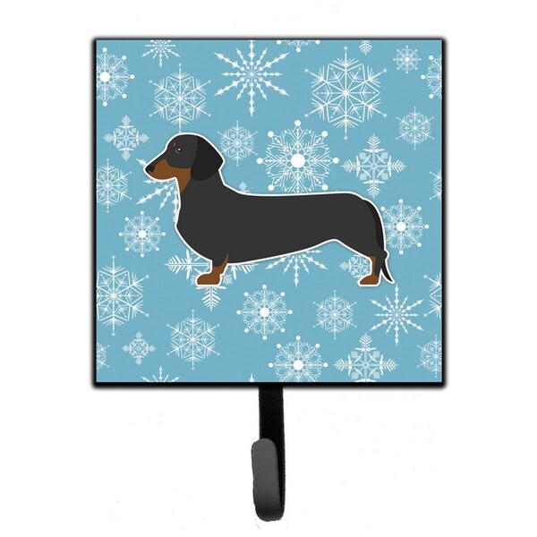 Carolines Treasures Winter Snowflake Dachshund Leash or Key Holder - BB3482SH4