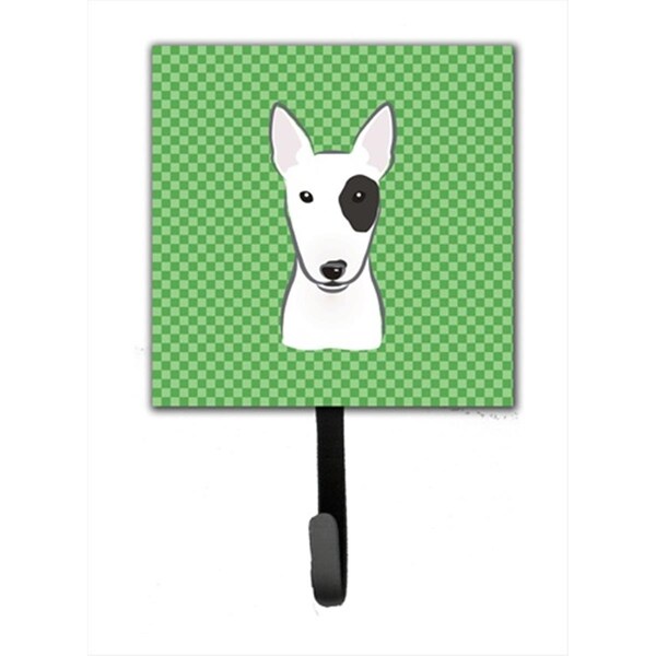Jensendistributionservices Green Checkered Bull Terrier Leash or Key Holder - MI1716458