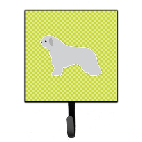 Carolines Treasures Spanish Water Dog Checkerboard Green Leash or Key Holder - BB3815SH4
