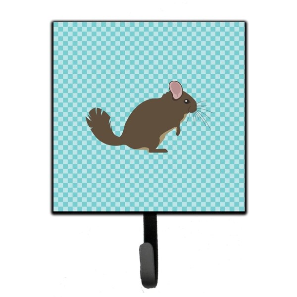 Carolines Treasures Chinchilla Blue Check Leash or Key Holder - BB8049SH4
