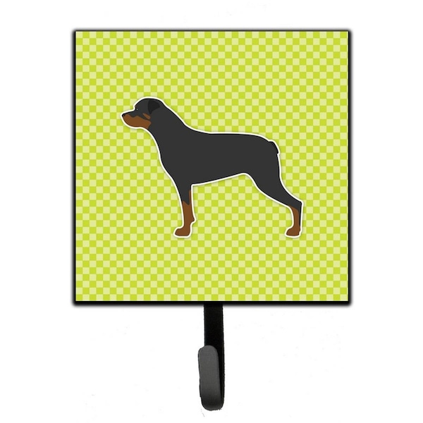 Micasa Rottweiler Checkerboard Green Leash or Key Holder - MI224203