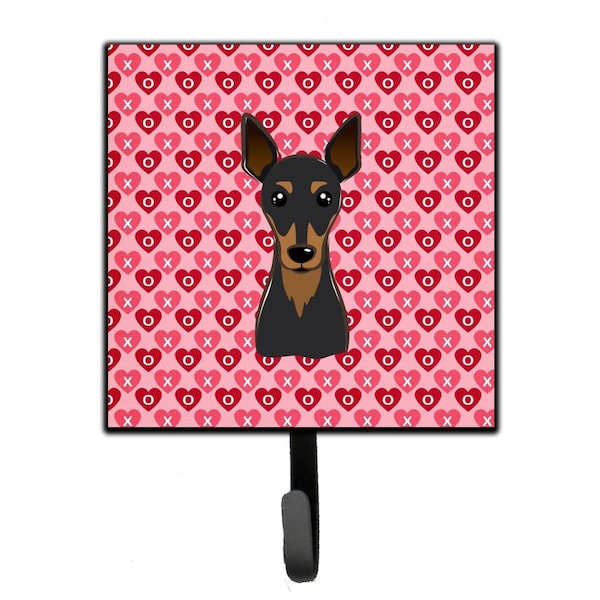 Jensendistributionservices Min Pin Hearts Leash or Key Holder - MI1714537