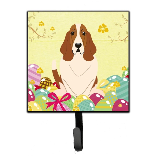 Jensendistributionservices Easter Eggs Basset Hound Leash or Key Holder - MI1713240