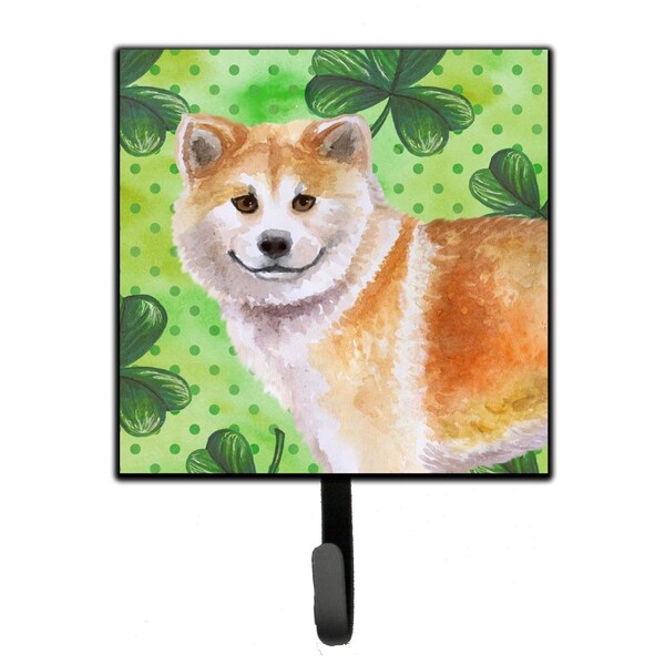 Carolines Treasures Shiba Inu St Patricks Leash or Key Holder - BB9852SH4