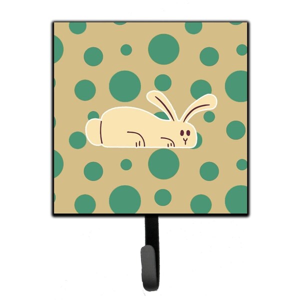 Carolines Treasures Rabbit on Polkadots Leash or Key Holder - BB7083SH4