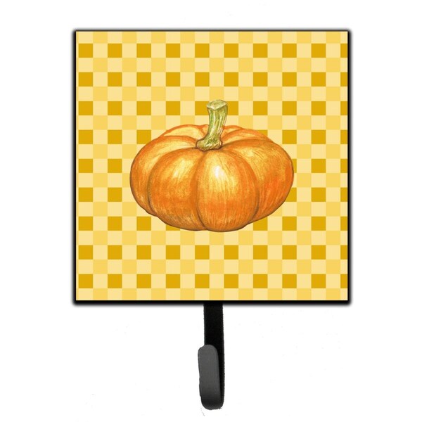 Jensendistributionservices Pumpkin on Basketweave Leash or Key Holder - MI1714349