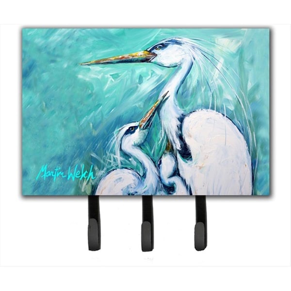 Jensendistributionservices Mothers Love White Crane Leash Or Key Holder - MI1716445