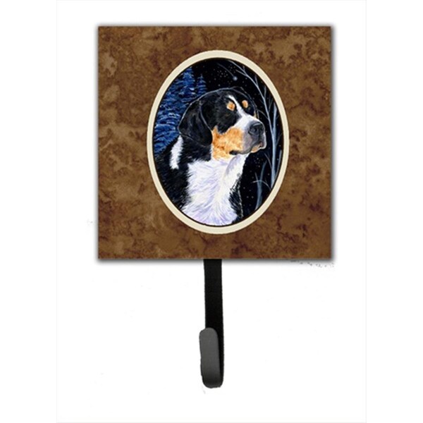 Micasa Starry Night Bernese Mountain Dog Leash Holder Or Key Hook - MI712885