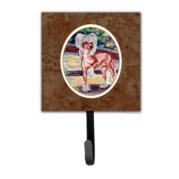 Jensendistributionservices Chinese Crested on the Patio Leash or Key Holder - MI219352