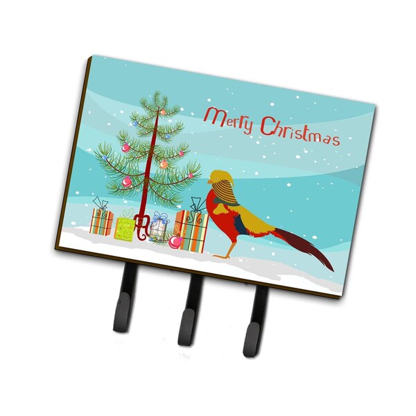 Jensendistributionservices Golden or Chinese Pheasant Christmas Leash or Key Holder - MI1713381