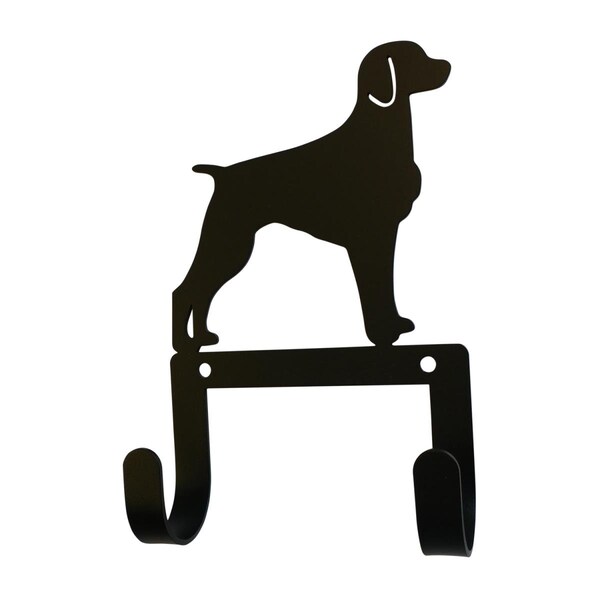 Village Wrought Iron Brittany Leash & Collar Wall Hook - WH-LC-340