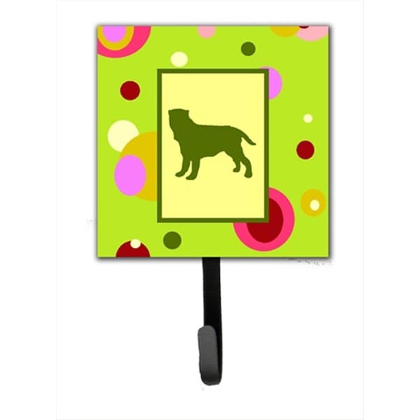 Jensendistributionservices 4.25 x 6 in. Neapolitan Mastiff Leash Or Key Hook - MI1654930
