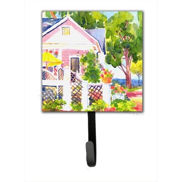Jensendistributionservices White Cottage At The Beach Leash Holder Or Key Hook - MI2100855