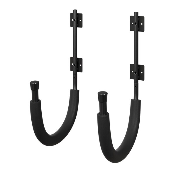 Rad Sportz Garage Hooks 2-Pack - Storage for Tools, Hoses, & Equipment - 100lbs Capacity by, 2PK - 83-ST5254