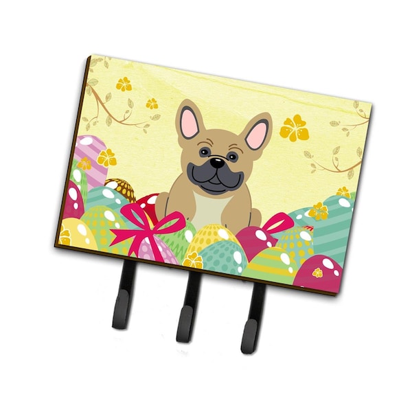 Carolines Treasures Easter Eggs French Bulldog Cream Leash or Key Holder - BB6010TH68