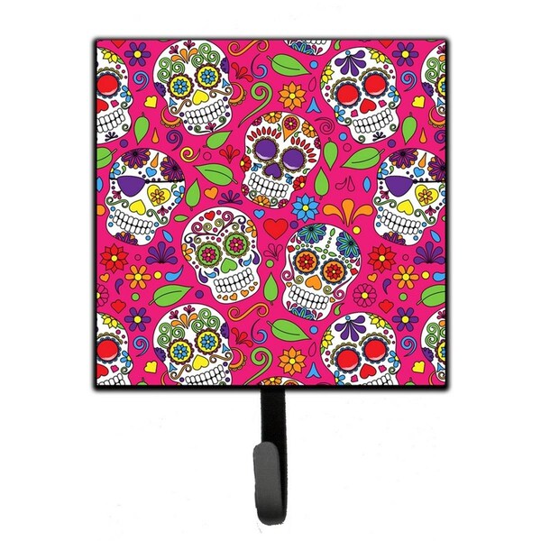 Carolines Treasures Day of the Dead Pink Leash or Key Holder - BB5115SH4