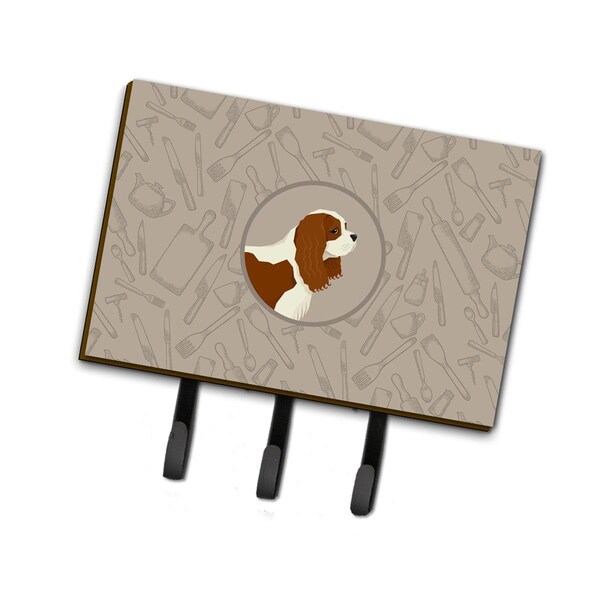 Jensendistributionservices Cavalier Spaniel in the Kitchen Leash or Key Holder - MI1715264