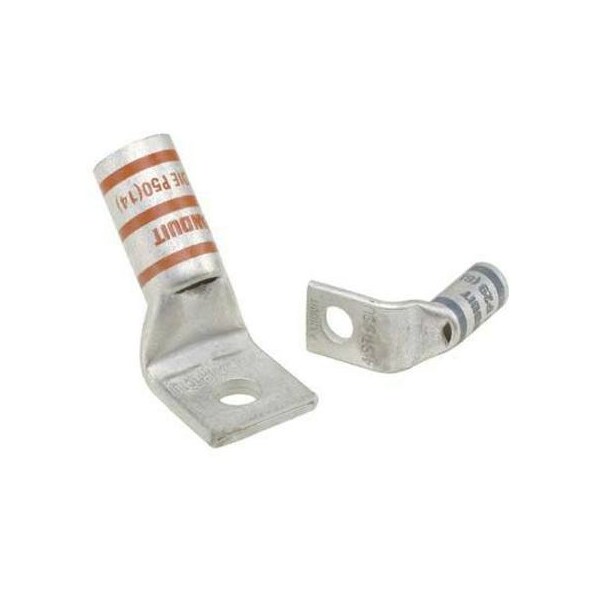 Panduit Copper Compression Lug, 1 orificio, #8 AWG, #10 (4.8 mm) Stud, LCA8-10H-L - LCA8-10H-L