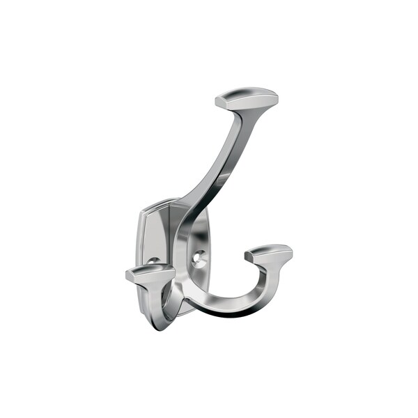 Amerock Vicinity Traditional Triple Prong Polished Chrome Wall Hook - H3700426