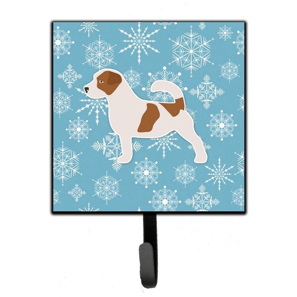 Jensendistributionservices Winter Snowflake Jack Russell Terrier Leash or Key Holder - MI1654812