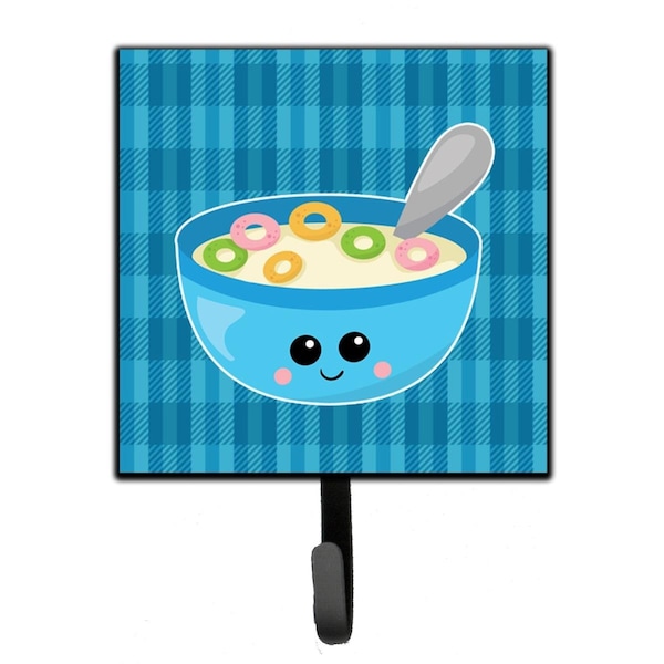 Jensendistributionservices Blue Bowl of Cereal Leash or Key Holder - MI1715430