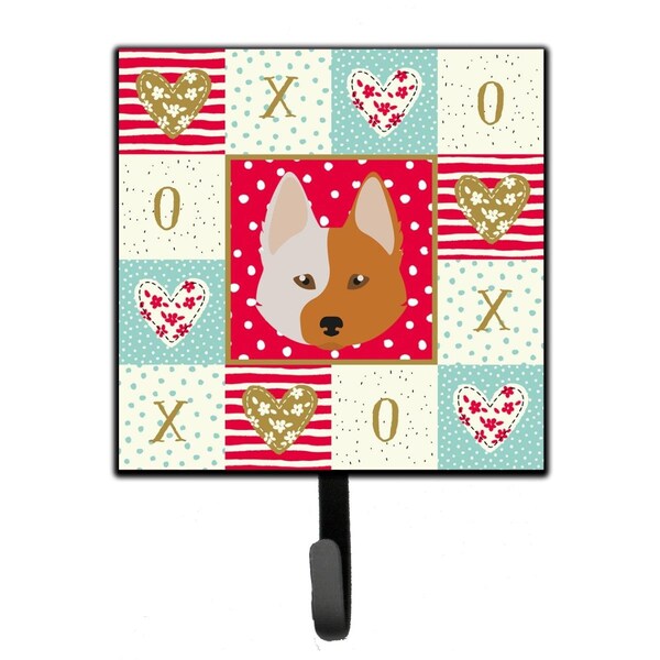 Carolines Treasures 4.25 x 1 x 7 in. Nordic Spitz Love Leash or Key Holder - CK5222SH4