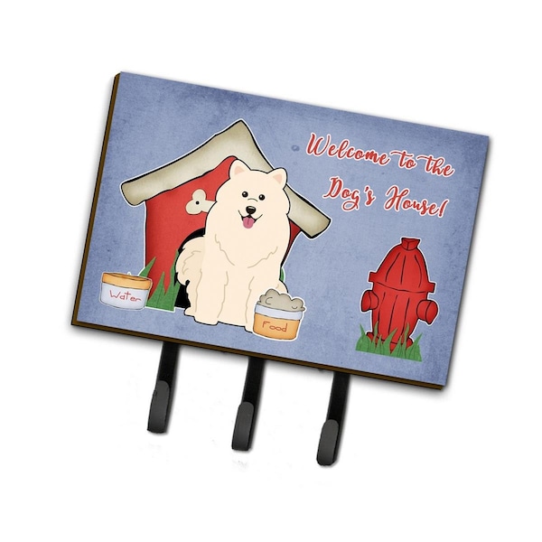 Carolines Treasures Dog House Collection Samoyed Leash or Key Holder - BB2784TH68