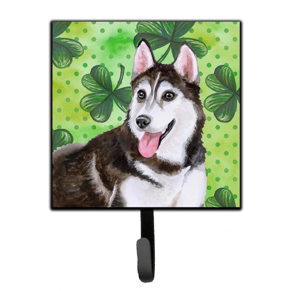 Carolines Treasures Siberian Husky No. 2 St Patricks Leash or Key Holder - BB9886SH4