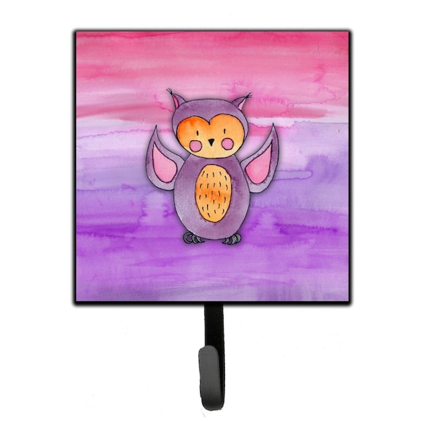Jensendistributionservices Pink & Purple Owl Watercolor Leash or Key Holder - MI1711494
