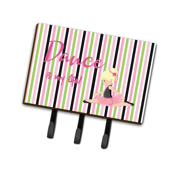 Carolines Treasures Ballet Dance is My Life Blonde Leash or Key Holder - BB5395TH68