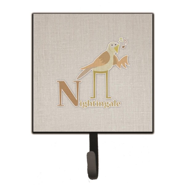 Carolines Treasures Alphabet N For Nightingale Leash or Key Holder - BB5739SH4