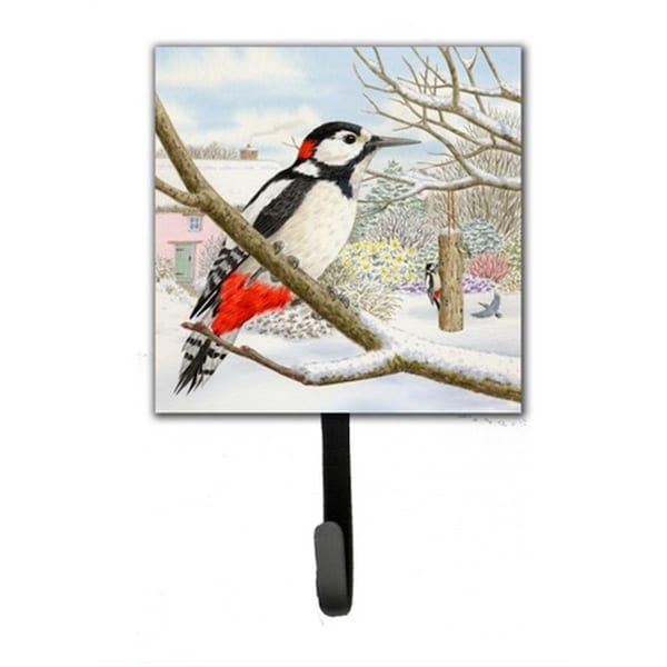Micasa Spotted Woodpecker by Sarah Adams Leash or Key Holder - MI260454