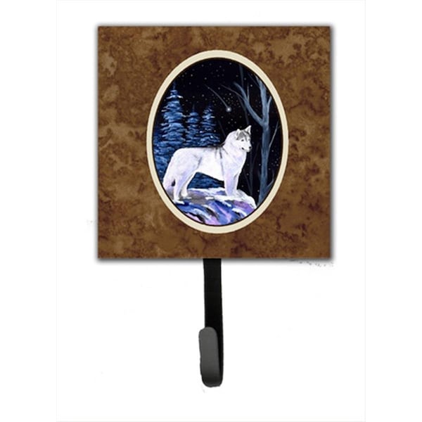 Jensendistributionservices Starry Night Siberian Husky Leash Holder Or Key Hook - MI1655239