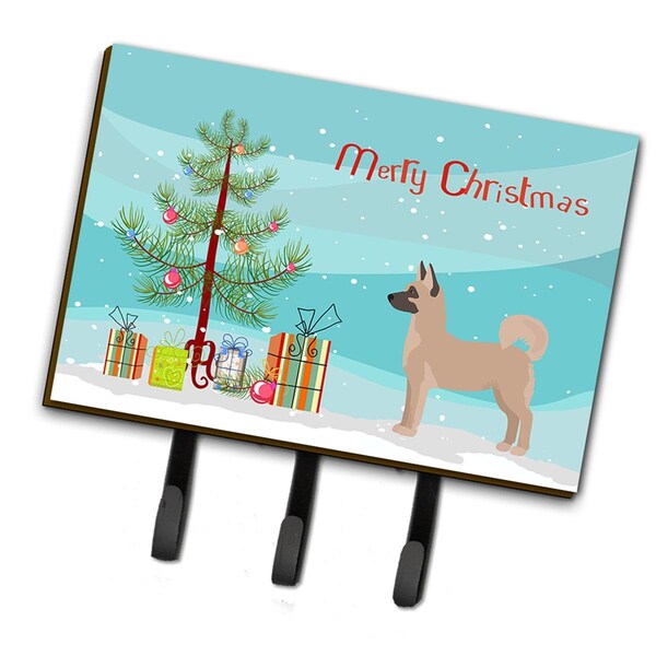 Carolines Treasures Akita Shepherd Christmas Tree Leash or Key Holder - CK3799TH68