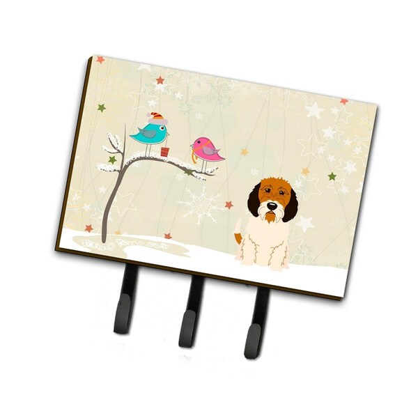 Jensendistributionservices Christmas Presents Between Friends Petit Basset Griffon Veenden Leash or Key Holder - MI1714983