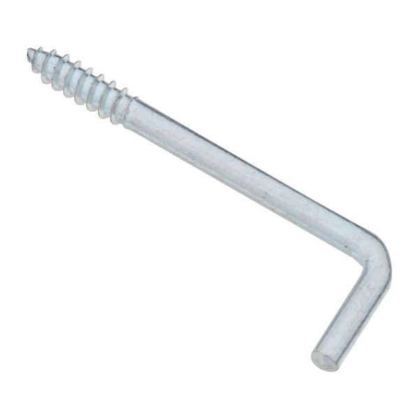 National Mfg Sales 2.25 in. Square Bend Steel Hook, 5PK - 5706734