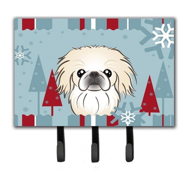 Jensendistributionservices Winter Holiday Pekingese Leash & Key Holder - MI1720008