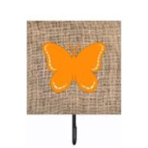 Micasa Butterfly Burlap And Orange Leash Or Key Holder - MI235241