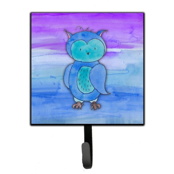 Jensendistributionservices Blue Owl Watercolor Leash or Key Holder - MI1715453