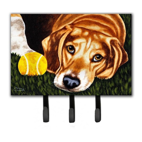 Jensendistributionservices Have Ball Will Travel Beagle Leash or Key Holder - MI1718565