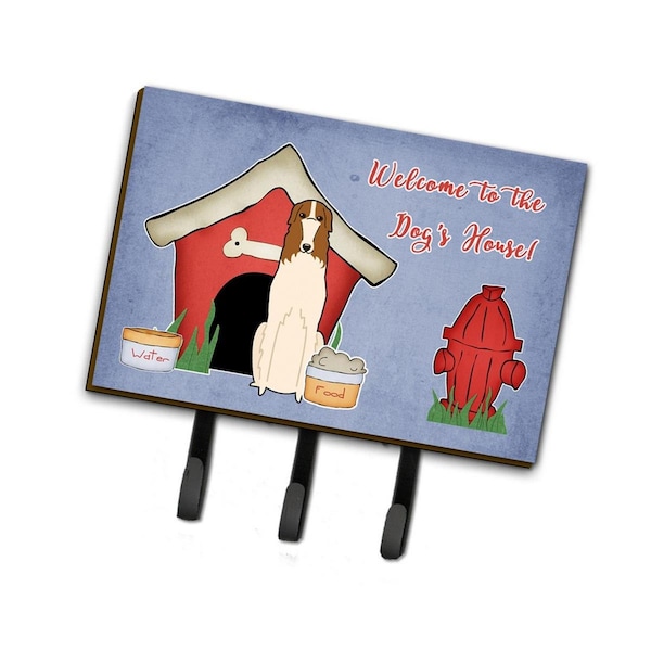 Jensendistributionservices Dog House Collection Borzoi Leash or Key Holder - MI2100718