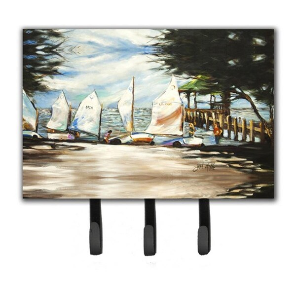 Jensendistributionservices Sailing Lessons Sailboats Leash & Key Holder - MI2088620