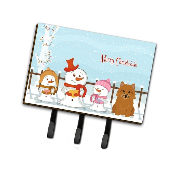 Carolines Treasures Merry Christmas Carolers Norwich Terrier Leash or Key Holder - BB2351TH68
