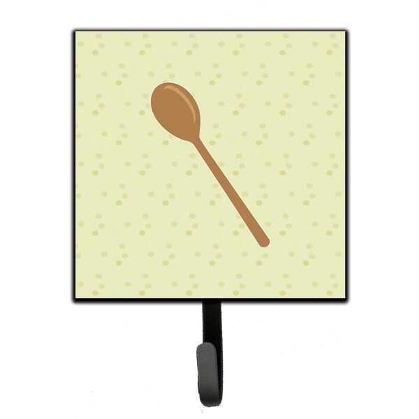 Jensendistributionservices Wooden Spoon on Green Leash or Key Holder - MI1716698