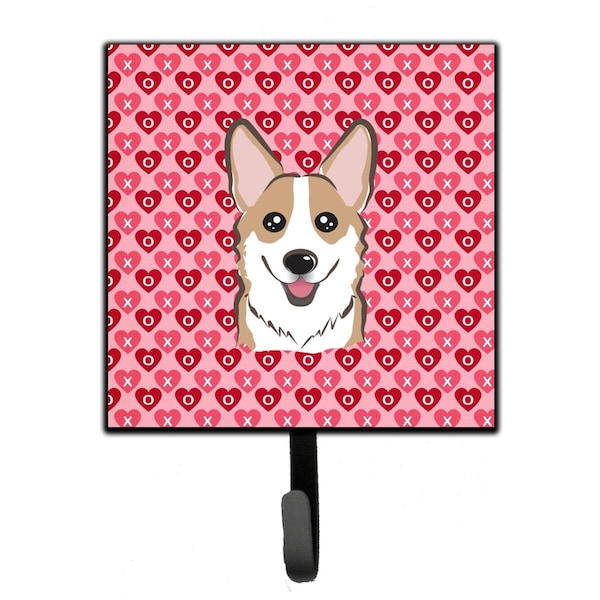 Carolines Treasures Sable Corgi Hearts Leash or Key Holder - BB5323SH4