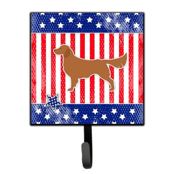 Jensendistributionservices USA Patriotic Golden Retriever Leash or Key Holder - MI1711677